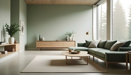 Fototapeta premium Photo interior modern design room 3d illustration