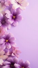 pink flowers background