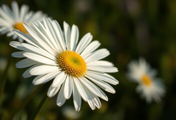Obraz premium White daisy flower in the spring season
