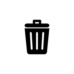 Trash bin icon. Recycle bin. Delete icon vector.