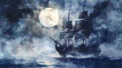  The Haunted Vessel: A Midnight Mystery at Sea