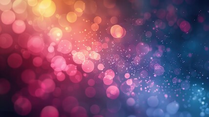 Colorful Gradient Bokeh Light Background