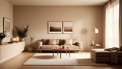 Fototapeta premium Photo interior modern design room 3d illustration