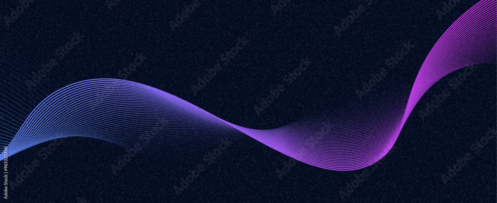 Poster Abstract background design with diagonal curve line pattern. Vector horizontal format for digital luxury business banner, contemporary cover, luxury premium. Smooth wave background minimalist elegant