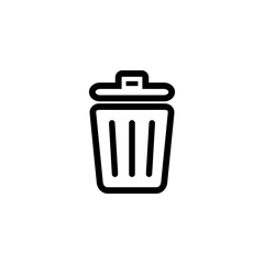 Trash bin icon. Recycle bin. Delete icon vector.