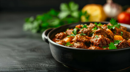 Fototapeta premium Moroccan Tagine With Couscous 