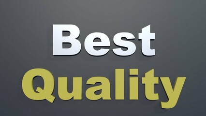 3D Text Of BEST QUALITY - With Black Background
