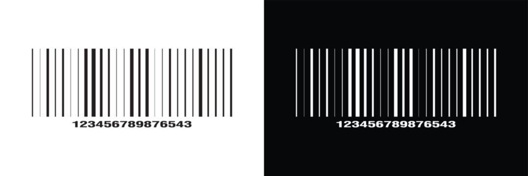 Set of barcode vector icon. Trendy bar code for web icon. Abstract barcode vector icon illustration. Bar code in eps 10.