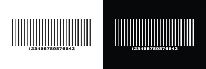 Set of barcode vector icon. Trendy bar code for web icon. Abstract barcode vector icon illustration. Bar code in eps 10.
