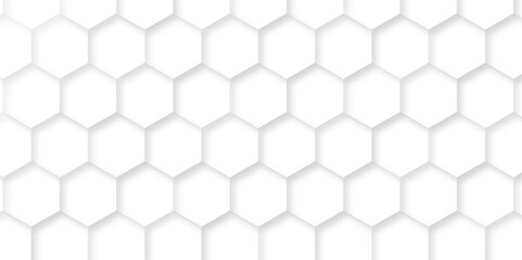 3d hexagonal structure futuristic white background and embossed hexagon abstract with hexagon background. honeycomb hexagonal background. Hexagon shape, white, shiny black. hexagon pattern shape.