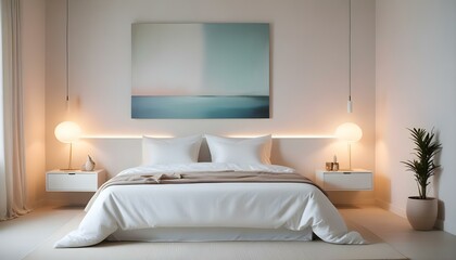 Photo interior modern design room 3d illustration