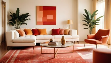 Photo interior modern design room 3d illustration