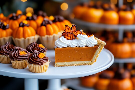 Thanksgiving trend, dessert tables, variety of sweets offer guests a selection of treats to choose from, beyond the classic pumpkin pie