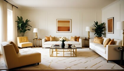 Fototapeta premium Photo interior modern design room 3d illustration