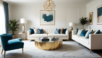 Photo interior modern design room 3d illustration