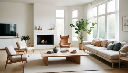 Photo interior modern design room 3d illustration