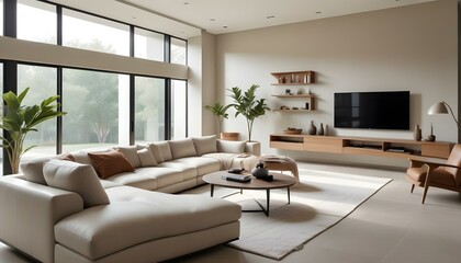 Photo interior modern design room 3d illustration