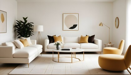 Photo interior modern design room 3d illustration