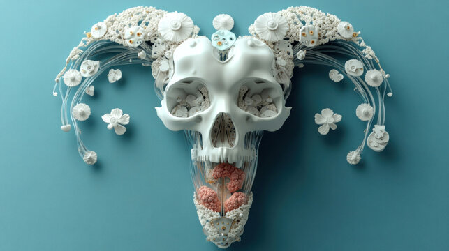 Hormonal Benefits: Visuals linking the hormonal IUD to benefits such as reduced menstrual cramps, lighter periods, and hormonal balance.