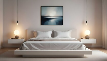 Photo interior modern design room 3d illustration