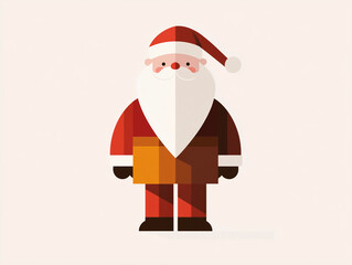 Happy Santa Claus cartoon, Christmas holiday 
