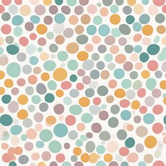 Pastel dotted pattern with soft and delicate colors in a simple, minimalistic design

