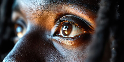 Focused Gaze: A person intensely concentrating on a small object, revealing their unwavering dedication.