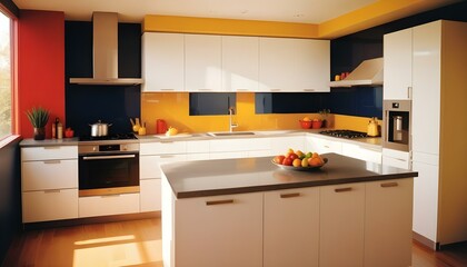 Fototapeta premium Photo interior modern design room 3d illustration