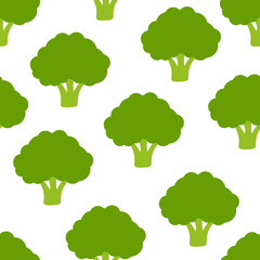 broccoli pattern Background. flat illustration broccoli background. seamless pattern broccoli. broccoli flat illustration background. seamless pattern of broccoli.