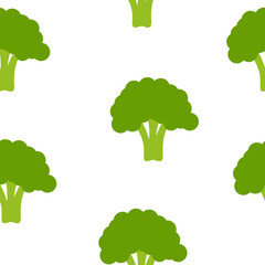broccoli pattern Background. flat illustration broccoli background. seamless pattern broccoli. broccoli flat illustration background. seamless pattern of broccoli.