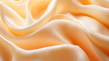 Obraz premium Soft, Smooth, and Flowing: The Texture of Peach Silk