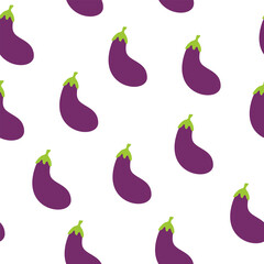 Eggplant pattern Background. flat illustration Eggplant background. seamless pattern Eggplant. Eggplant flat illustration background. Eggplant Pattern Flat.