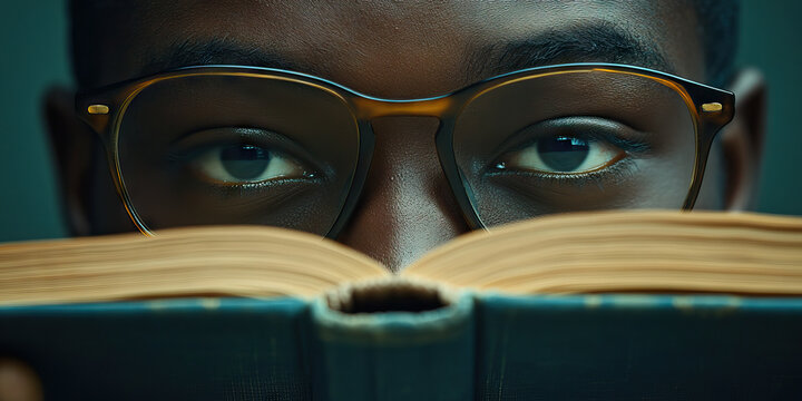 Open Book: An individual showing curiosity and willingness to learn, with a book half-open on their lap.