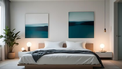 Photo interior modern design room 3d illustration