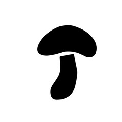 mushroom icon isolated vector illustration