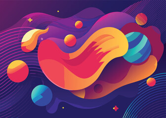 Abstract Gradient Shapes