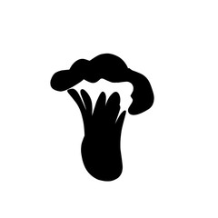 mushroom icon isolated vector illustration