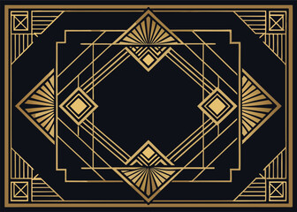 Art Deco-Inspired Borders and Frames