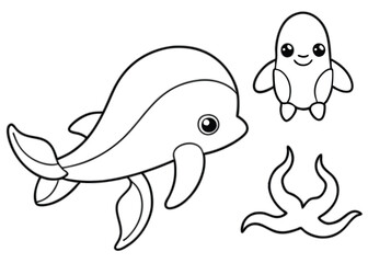  Cute Sea Creatures for Kids