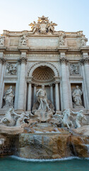 Rome, Italy-July 13, 2024: trevi fountain