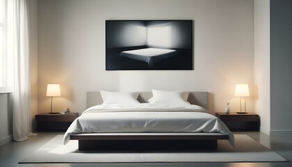 Photo interior modern design room 3d illustration