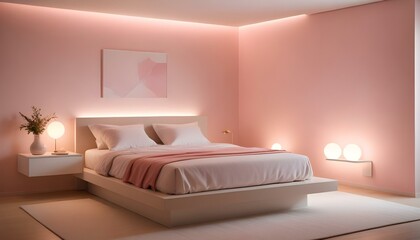 Photo interior modern design room 3d illustration