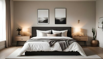 Photo interior modern design room 3d illustration