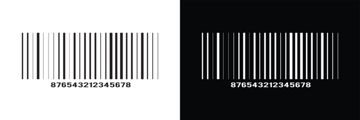 Bar code vector cartoon icon. Vector illustration barcode on white background. Isolated cartoon illustration in eps 10.