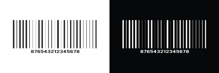 Bar code vector cartoon icon. Vector illustration barcode on white background. Isolated cartoon illustration in eps 10.