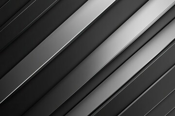Abstract geometric pattern with grey and black stripes. Perfect for modern tech or business backgrounds.