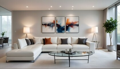 Photo interior modern design room 3d illustration