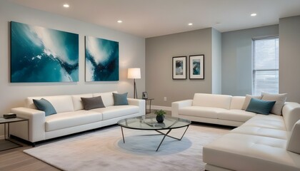 Photo interior modern design room 3d illustration