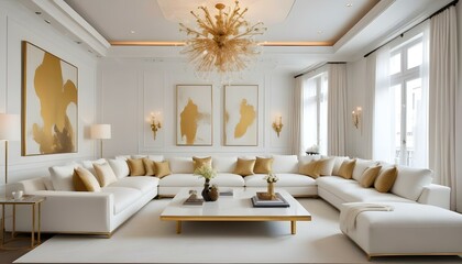 Photo interior modern design room 3d illustration