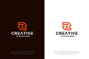 Letter Z logo design vector